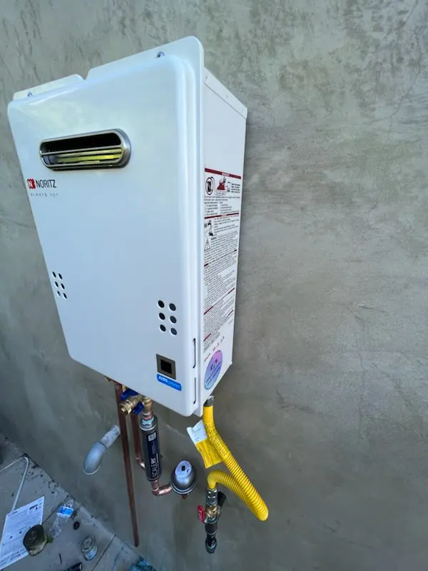 Tankless water heater installation for Salishan homes